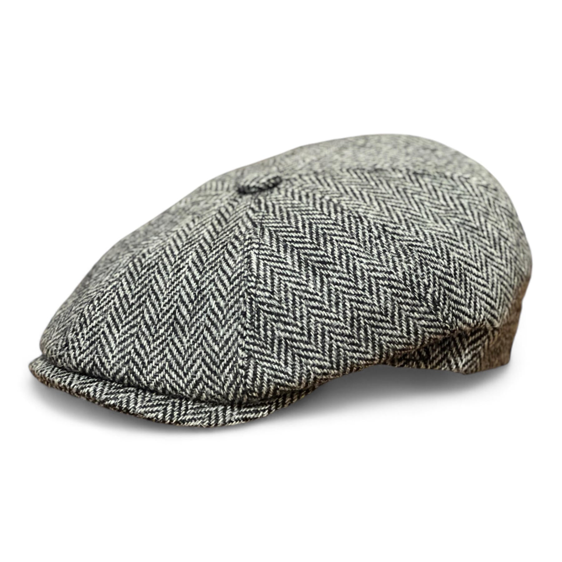 Newsboy Cap Harris Tweed Anthrazit