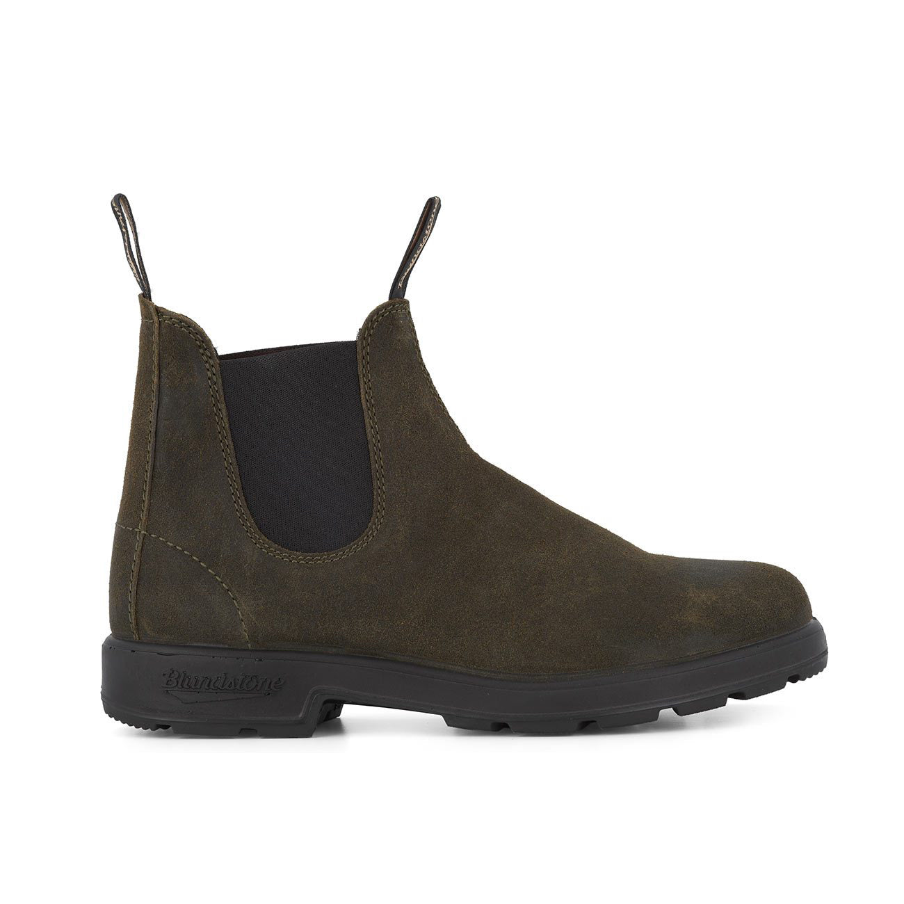 Blundstone dark shop olive suede