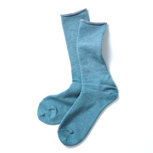 Double Face Merino Light - Light Blue / Gray