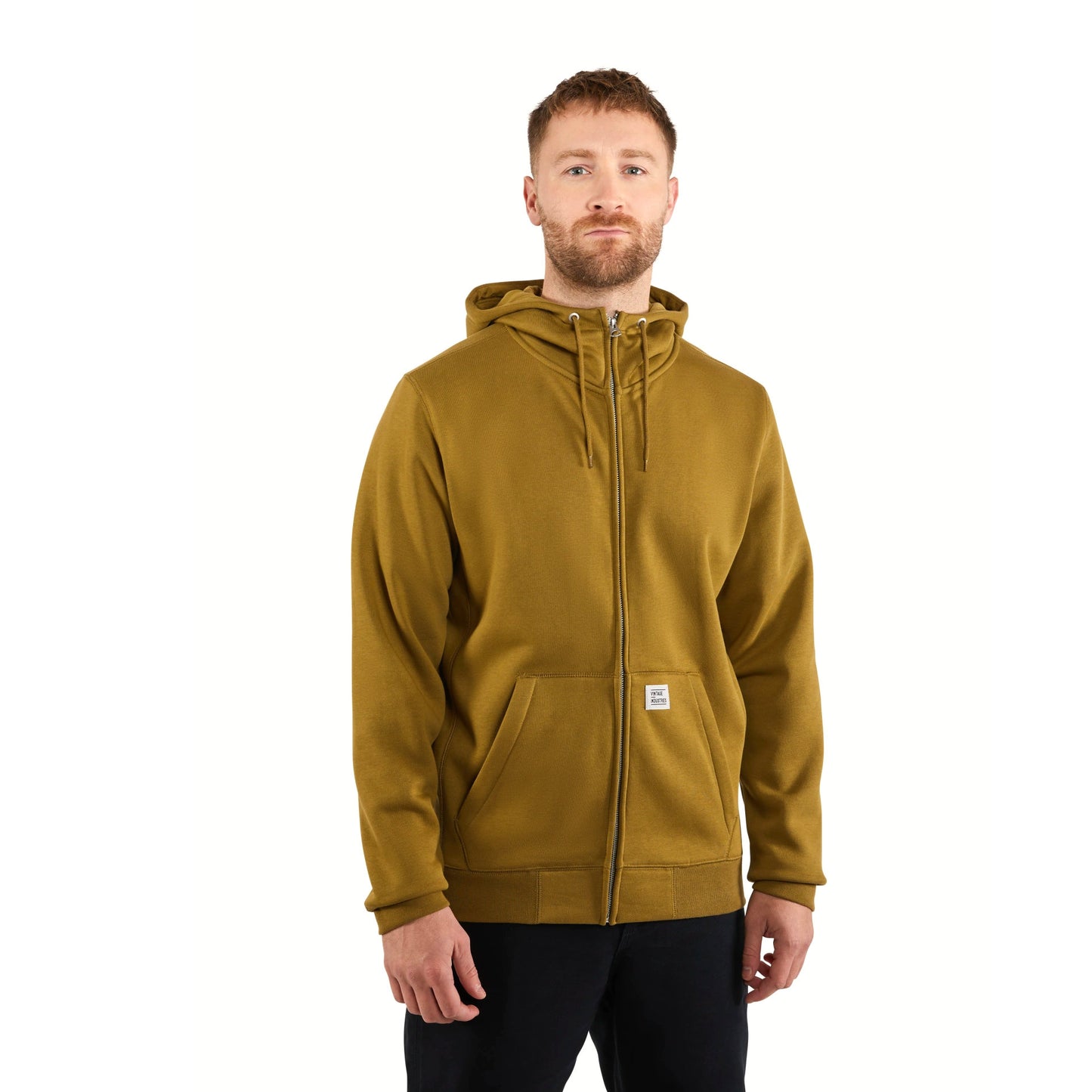 Hooded Zip Fleece 3020 - Sand