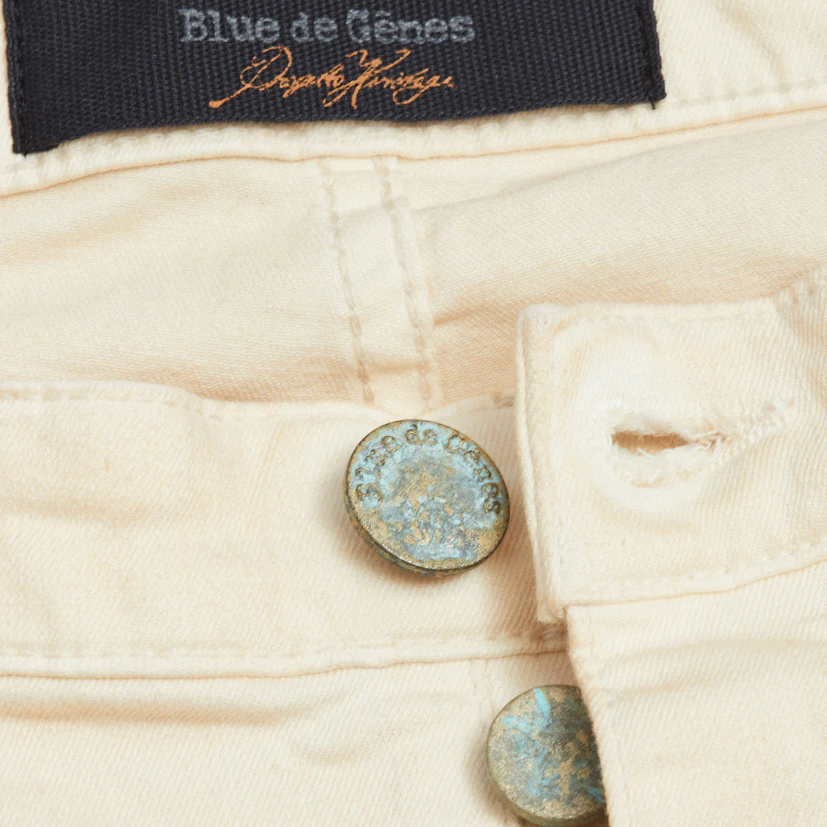 Blue De Genes Repi Maltino Pant - Ecru