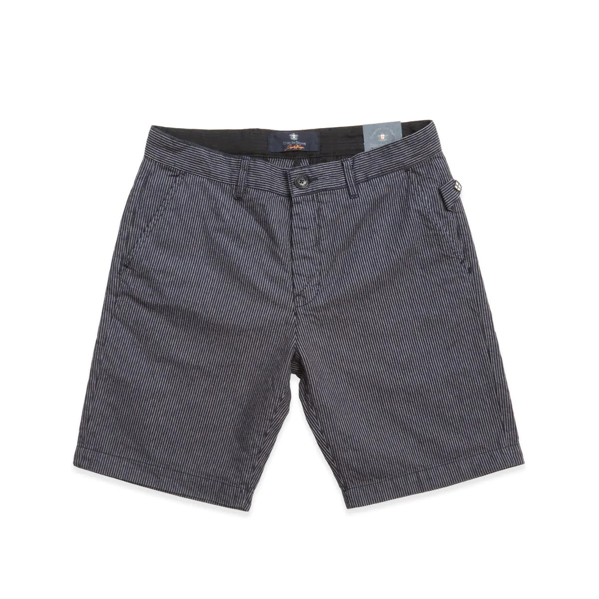 Blue De Genes Bermuda Pallone Shorts - Navy Pin