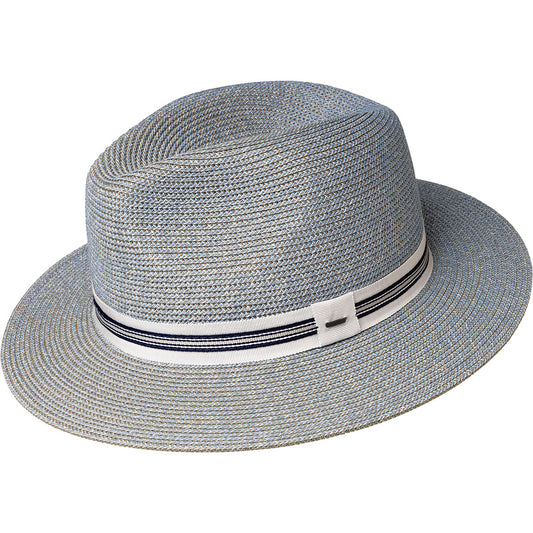 Bailey Hester Fedora Straw Hat - LT Blue