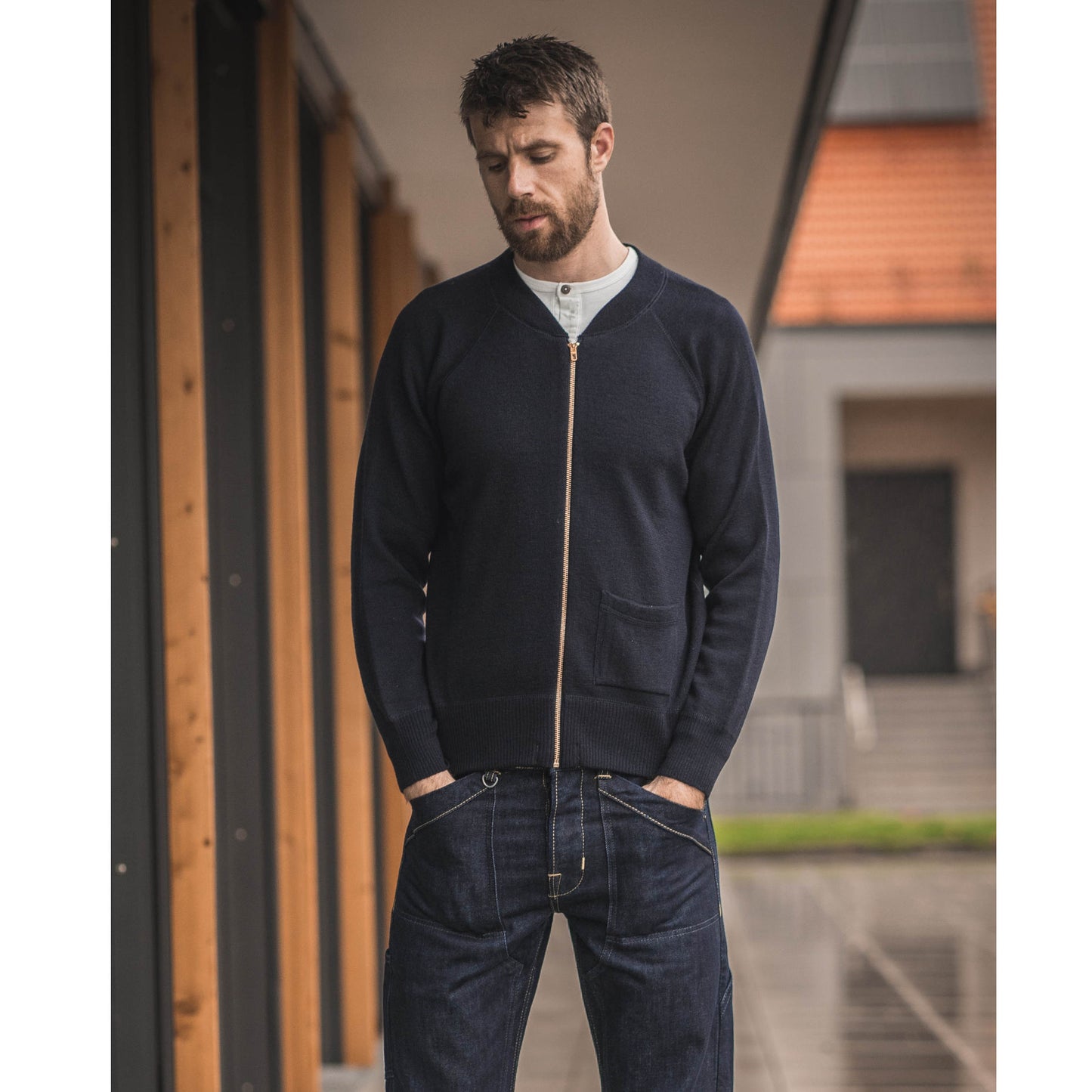 1943 C2 Wool Sweater - Navy