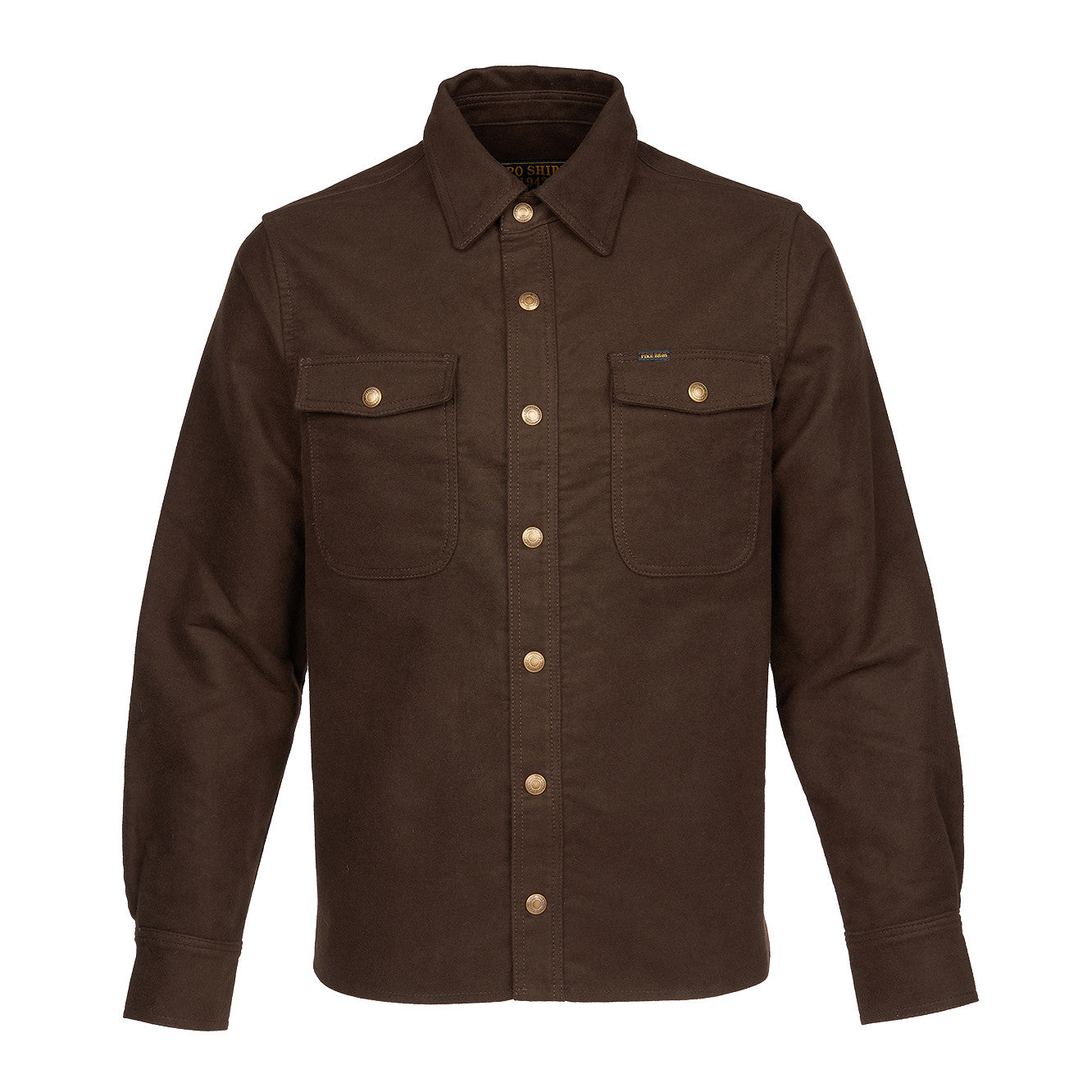 Pike Brother 1943 CPO Moleskin Shirt - Soil Brown