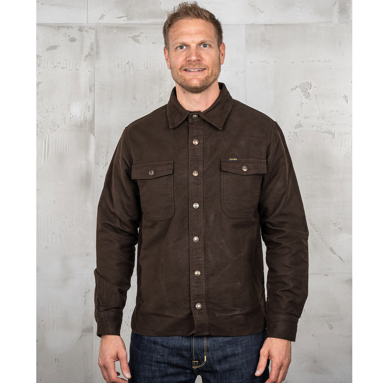 Pike Brother 1943 CPO Moleskin Shirt - Soil Brown