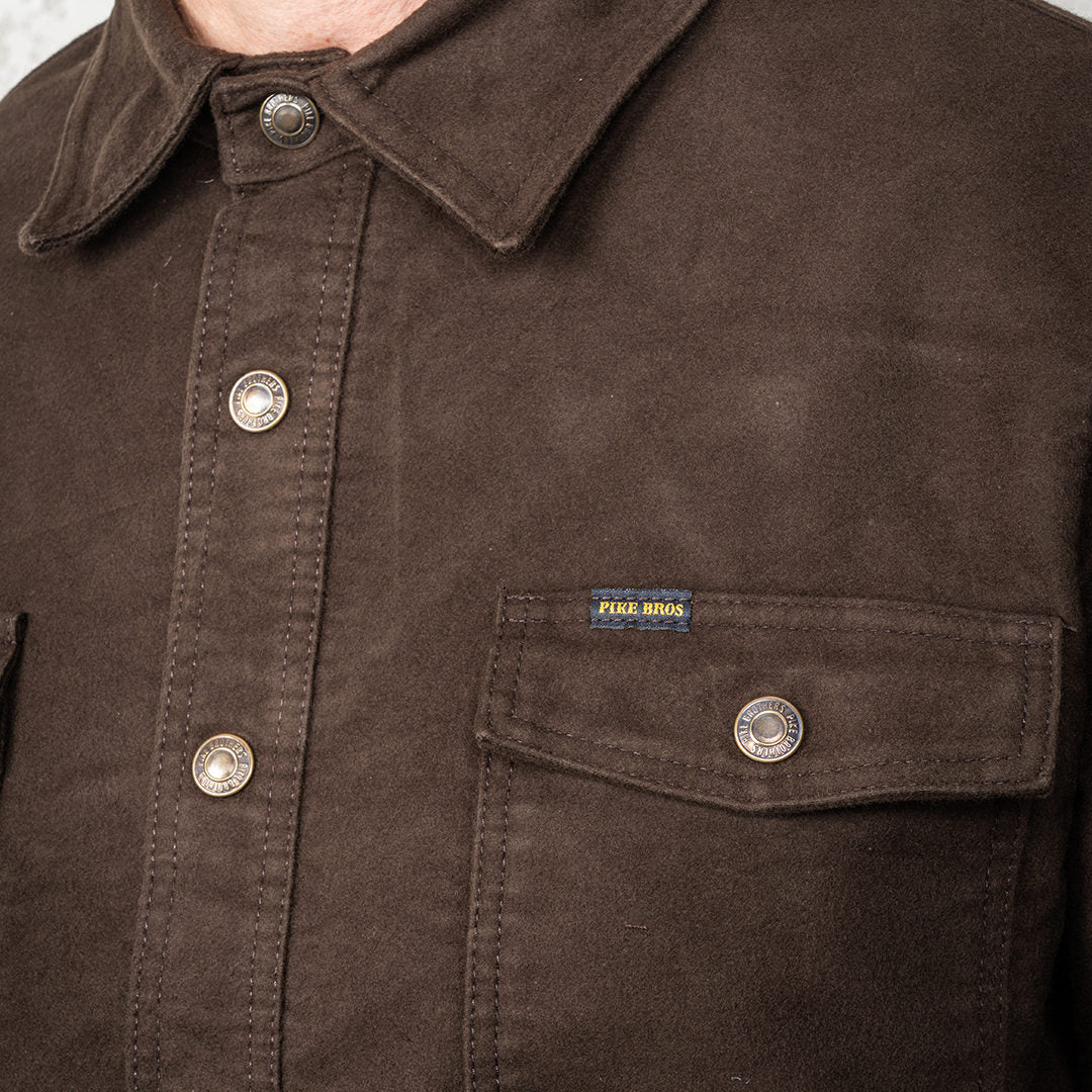 1943 CPO Moleskin Shirt - Soil Brown