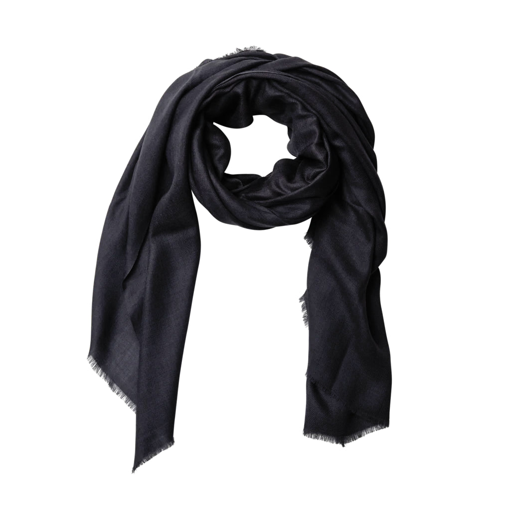 July to June Pacha Scarf Cashmere - Noir