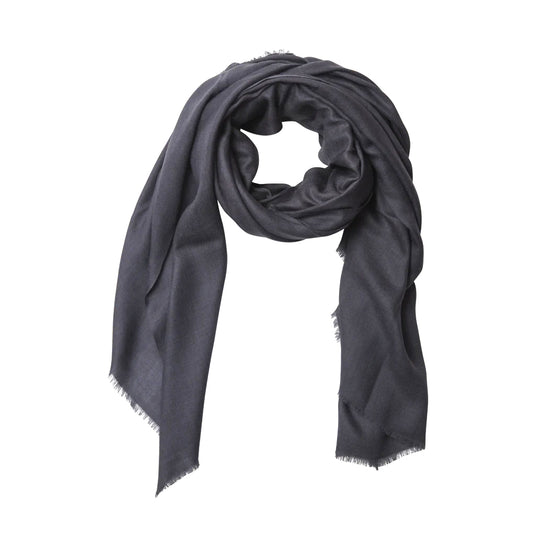 July to June Grand Montets Scarf Cashmere - Gris