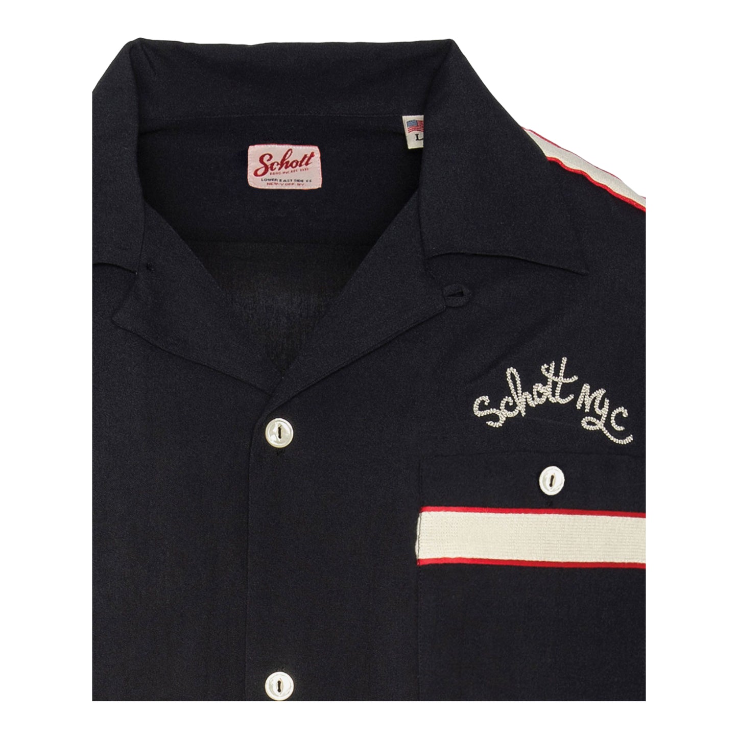 Spare Bowling Shirt - Navy