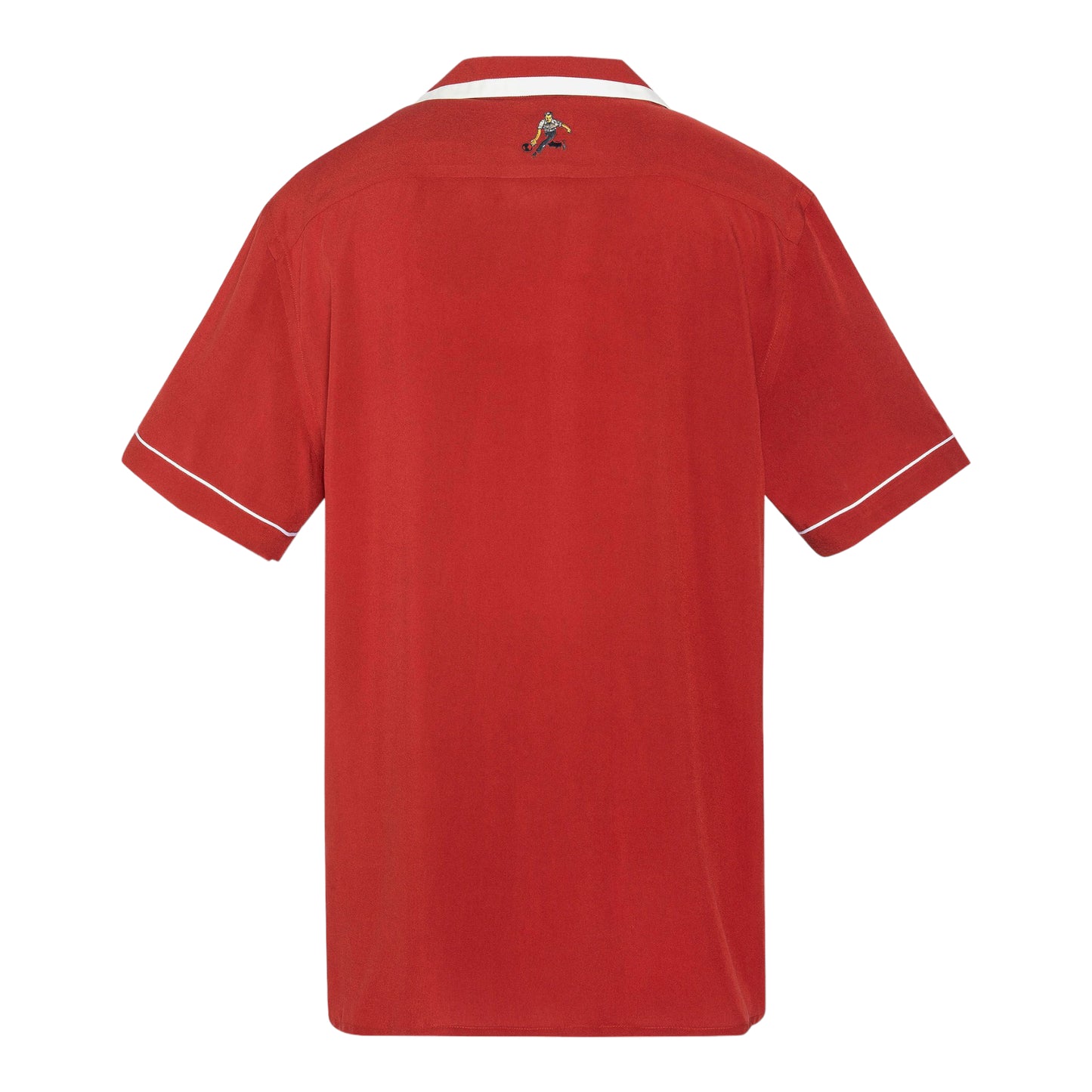 Schott Strike Bowling Shirt - Red