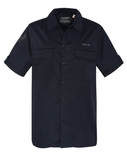 Schott Marvin MC Shirt - Navy