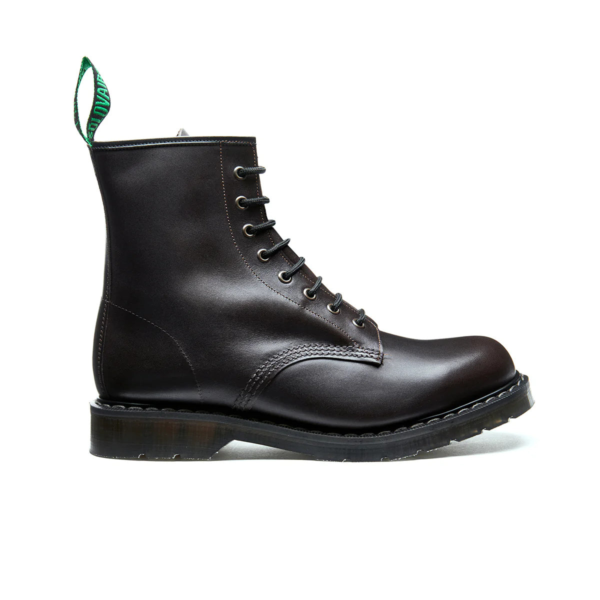 Derby Boot 8 Eye - Dark Brown Greasy