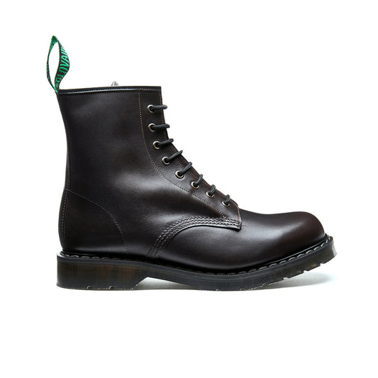 Derby Boot 8-Loch - Dark Brown Greasy