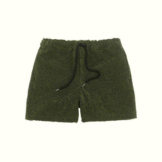 Oas Squiggle Terry Short - Olive