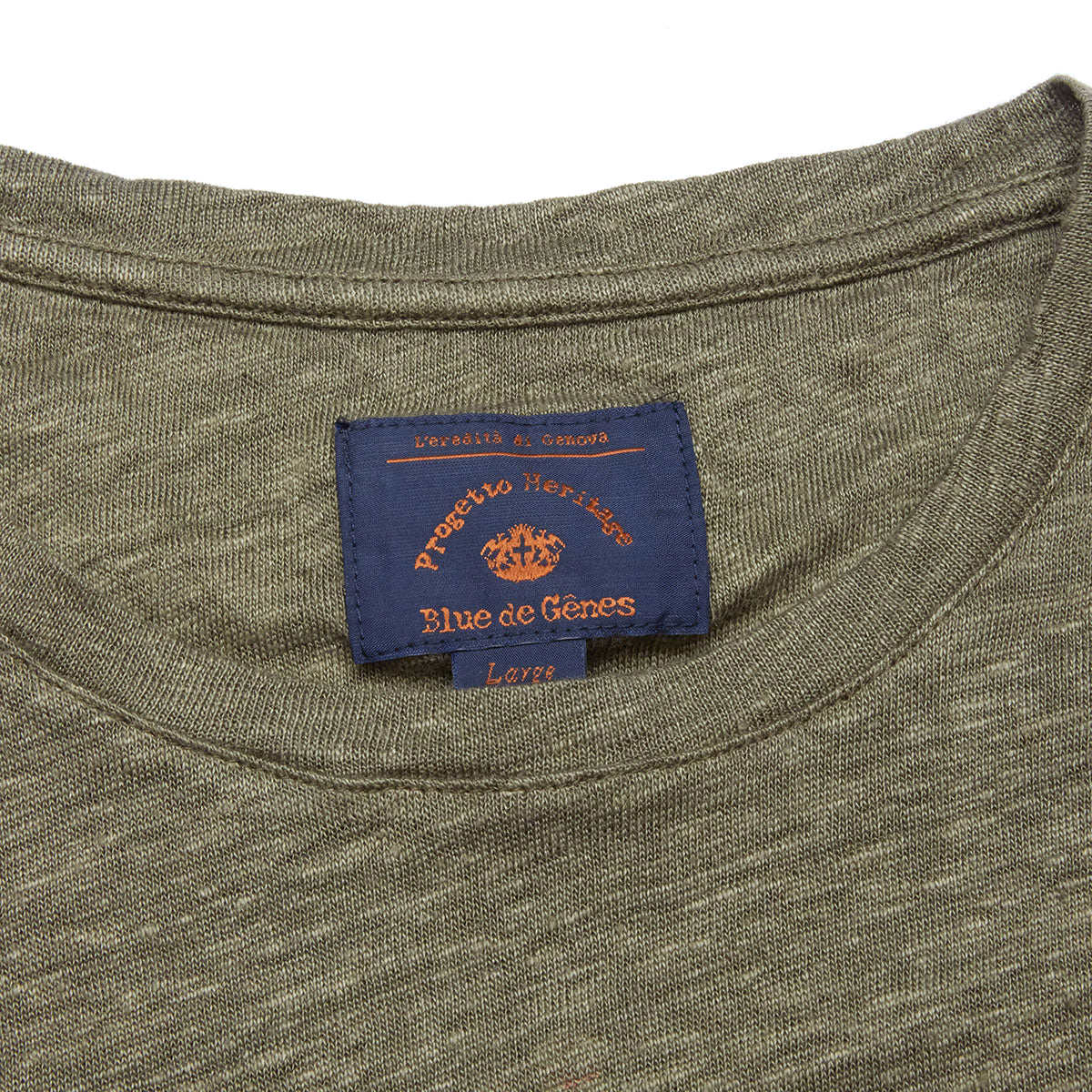 Totti Linen T-Shirt - Army