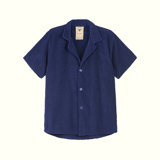 Navy Cuba Terry Shirt